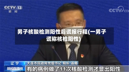 男子核酸检测阳性后谎报行程(一男子谎称核检阳性)