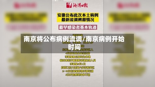 南京将公布病例流调/南京病例开始时间